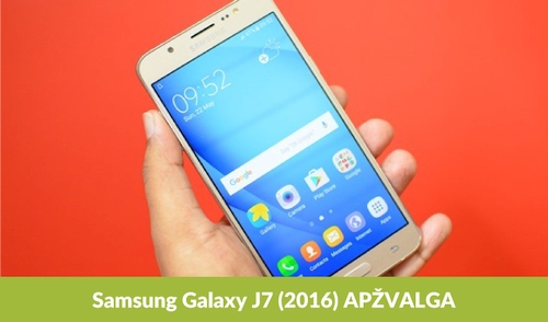 „Samsung Galaxy J7 (2016)“ apžvalga