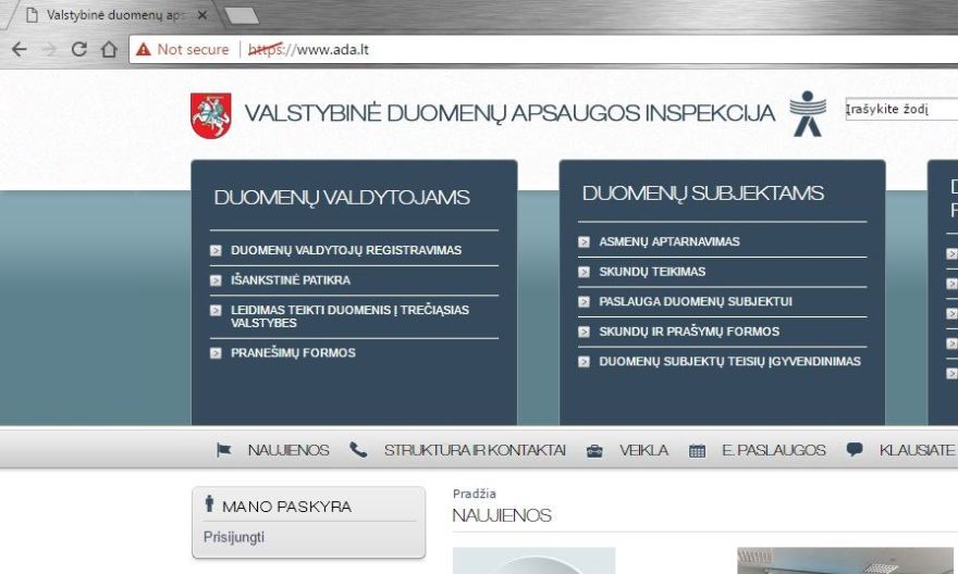 Asmens duomenų apsaugos svetainė – be asmens duomenų apsaugos Asmens duomenų apsaugos svetainė – be asmens duomenų apsaugos
