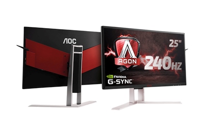 AOC pristato 240 Hz „AGON“ G-SYNC monitorių