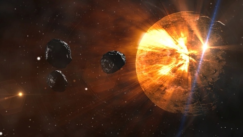 Čekijos astronomų perspėjimas: didėja rizika, kad į Žemę pataikys asteroidas