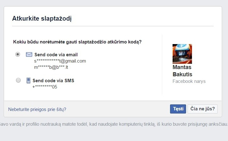 „Facebook“ „skylė“: kaip sužinojau tavo numerį ir ką galiu su juo padaryti