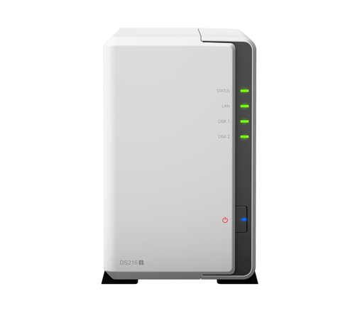 Duomenų saugyklos (NAS) „Synology Diskstation DS216j“ apžvalga