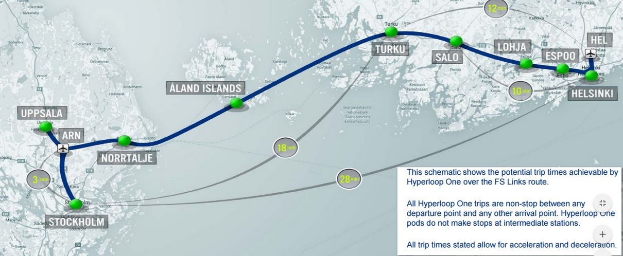 „Hyperloop One“ atstovai Lietuvai siūlo kelionę į Klaipėdą per 20 minučių