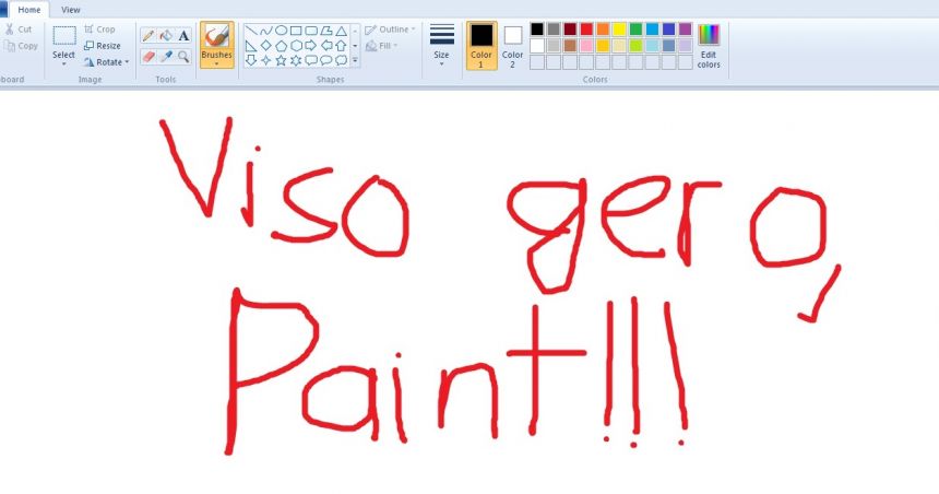 „Microsoft“ numarins 32 metus mums tarnavusį „Paint“