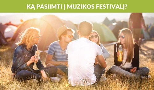 Kokius įrenginius pasiimti vykstant į muzikos festivalį?