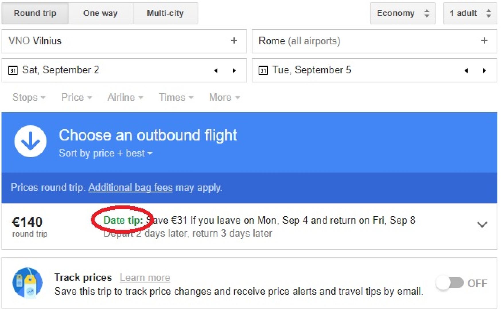 Norite skristi pigiau? Išmokite naudotis „Google Flight“