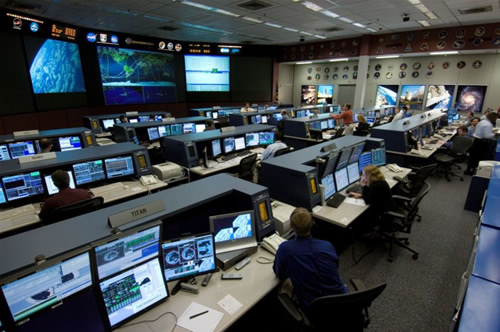 NASA nuotr. / Hjustono skrydžių valdymo centras