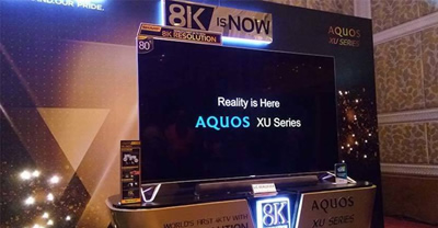 „Sharp“ anonsavo 8K televizorių „Sharp“ anonsavo 8K televizorių