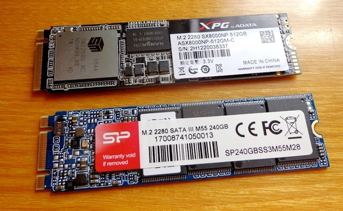 Kaip neapsikvailinti perkant SSD diską: M.2 diskai