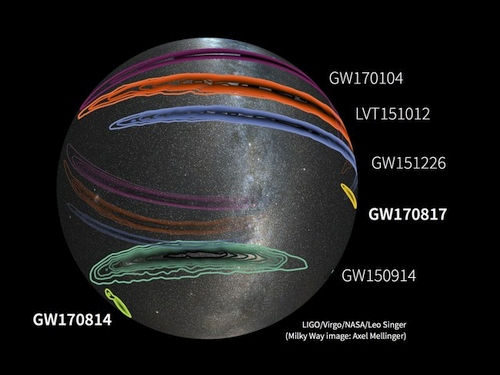 LIGO ir Virgo pirmą kartą aptiko neutroninių bangų sukurtas gravitacines bangas