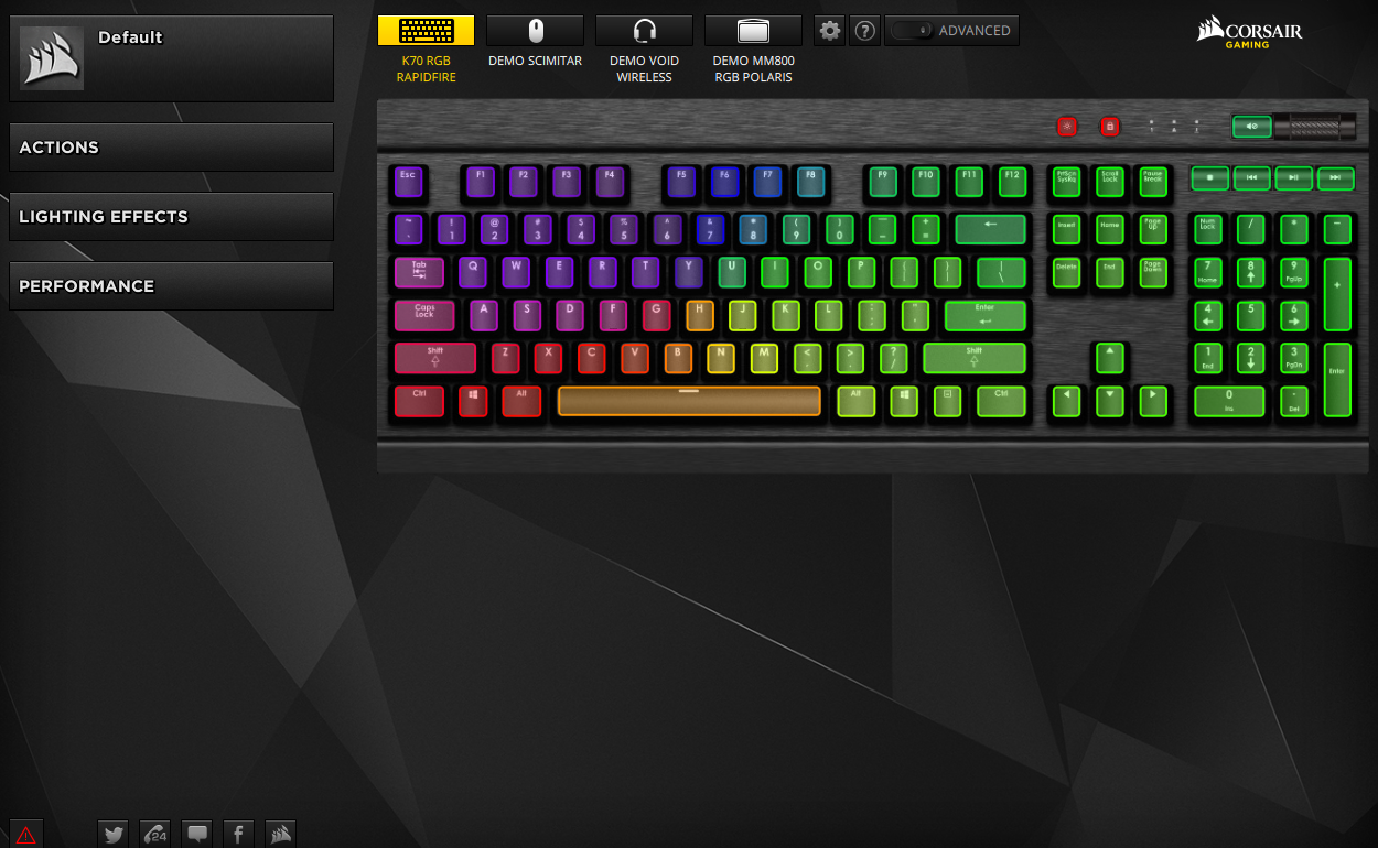 Greičiausia klaviatūra: „Corsair K70 RGB Rapidfire“ apžvalga