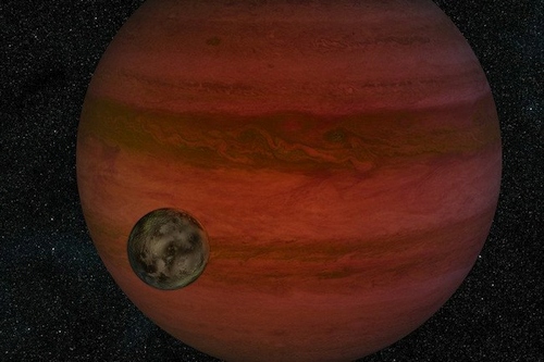Pirmasis surastas egzomėnulis: Saulės sistemoje nėra nieko panašaus