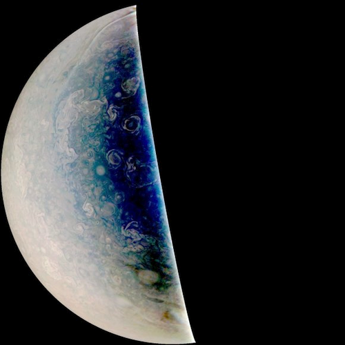 NASA užfiksavo nuostabius didžiausios Saulės sistemos planetos vaizdus
