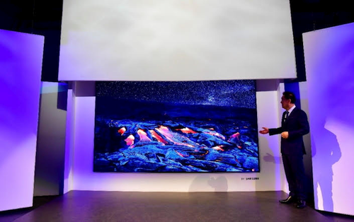 „Samsung“ buitinės technikos naujienos parodoje „CES 2018“: kokia ateitis laukia televizorių