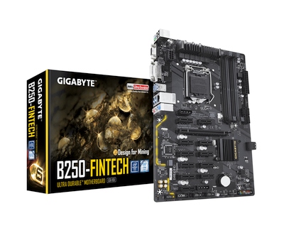 „Gigabyte“ siūlo „B250 FinTech“ pagrindinę plokštę kriptovaliutų kasėjams „Gigabyte“ siūlo „B250 FinTech“ pagrindinę plokštę kriptovaliutų kasėjams