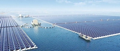 Vietoje anglies kasyklos iškilo didžiausias pasaulyje plaukiojantis saulės jėgainių parkas