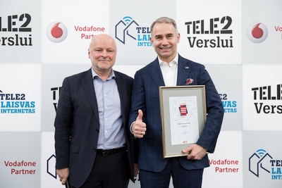 „Tele2“ antrus metus iš eilės tapo Lietuvos technologijų sektoriaus lydere „Tele2“ antrus metus iš eilės tapo Lietuvos technologijų sektoriaus lydere
