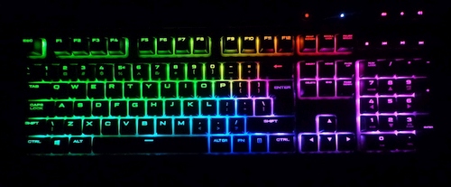 „Corsair K68 RGB“ klaviatūros apžvalga