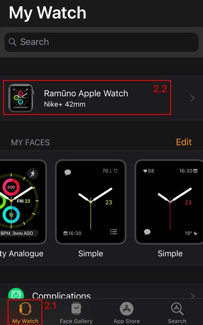 Kaip „Apple Watch“ susieti su nauju telefonu neprarandant duomenų