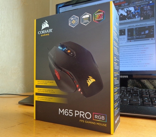 Geriausia mano bandyta pelė: „Corsair M65 PRO RGB“ apžvalga