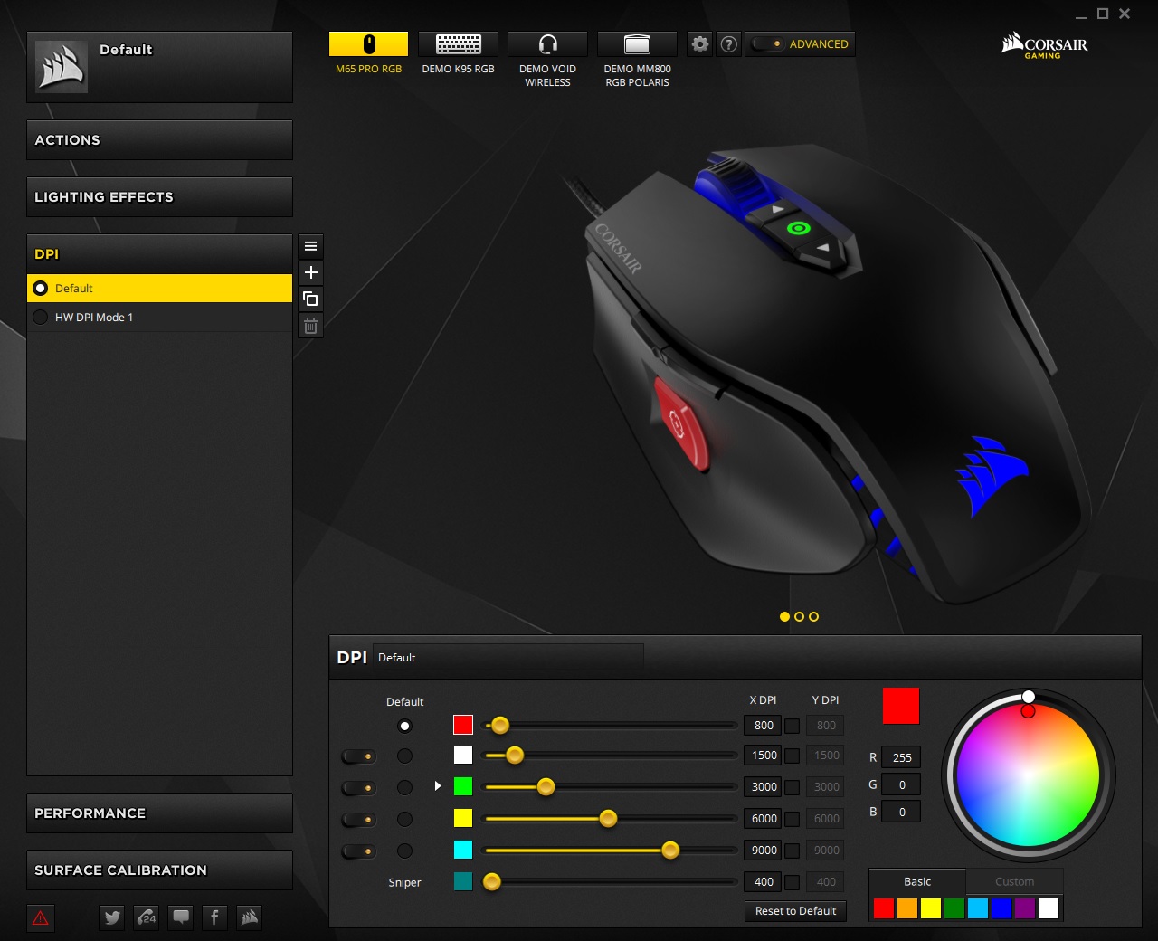 Geriausia mano bandyta pelė: „Corsair M65 PRO RGB“ apžvalga