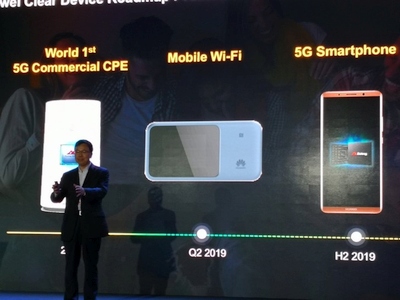 „Huawei“ pirmas 5G telefonas 2019 m. antroje pusėje