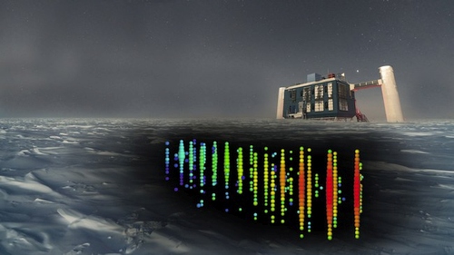 Mokslininkai aptiko neįtikėtinai mažą „vaiduoklišką“ dalelę, neutriną, skriejusią per Antarktidos ledą ir nustatė jos kilmės vietą