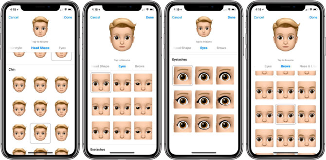 Kaip „iPhone X“ susikurti „Memoji“