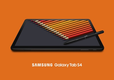 Naujoji „Samsung Galaxy Tab S4“ planšetė sukurta nuveikti daugiau, kad ir kur bebūtumėte