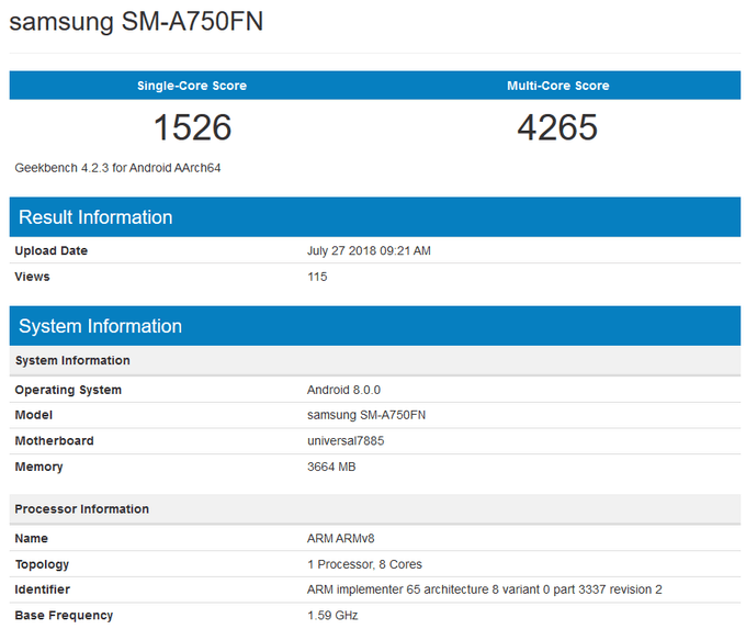 Pasirodė informacija apie naująjį „Samsung Galaxy A7“