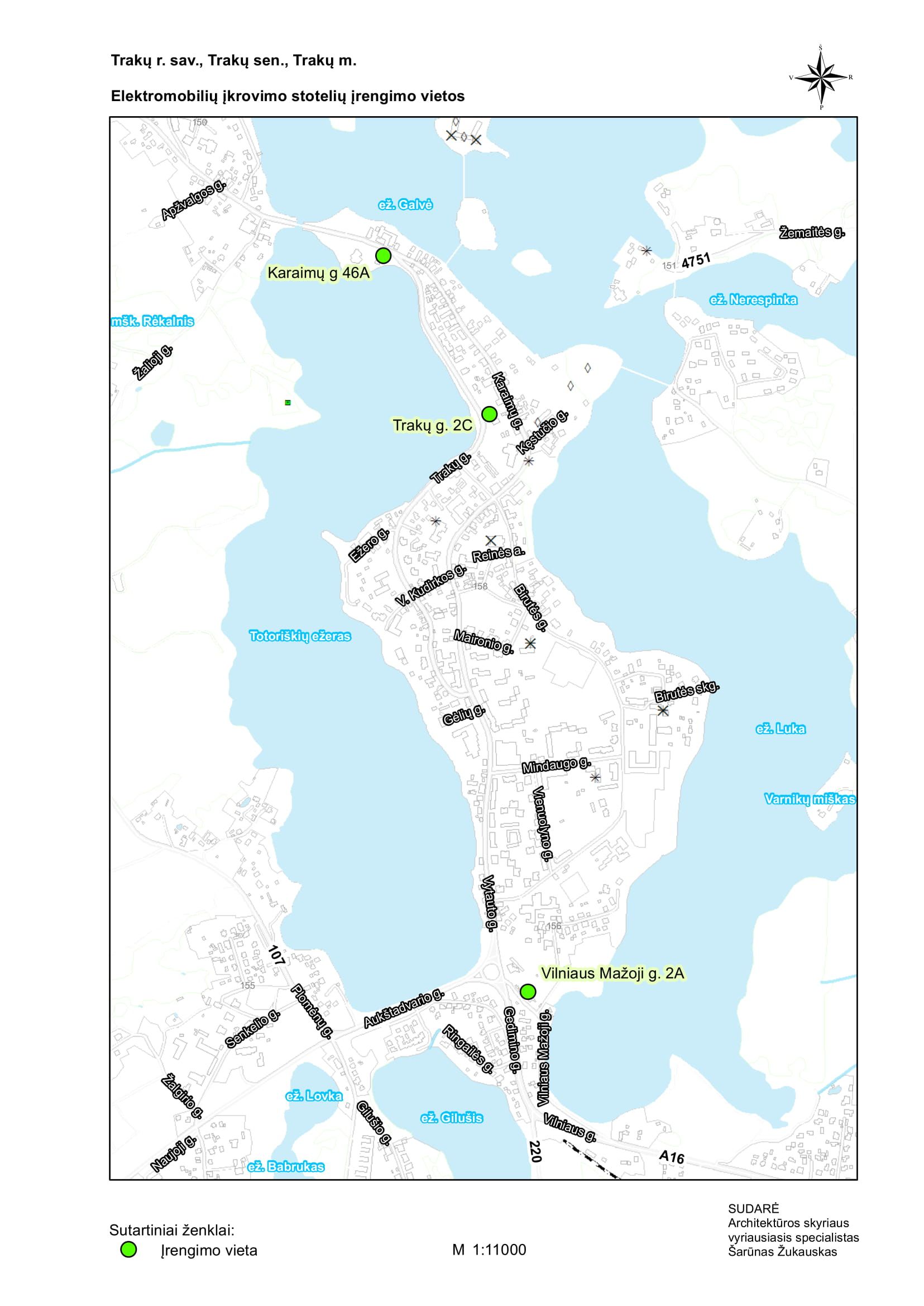 Trakuose – trys elektromobilių įkrovimo stotelės