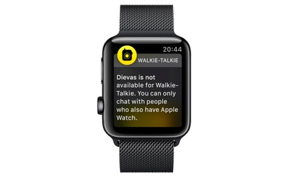 Kaip „Apple Watch“ veikia „Walkie-Talkie“ ryšys ir kaip juo naudotis
