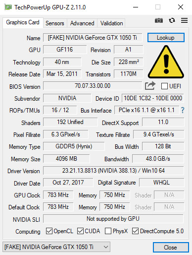 GPU-Z dabar įspėja „sufabrikuotų“ vaizdo plokščių naudotojus