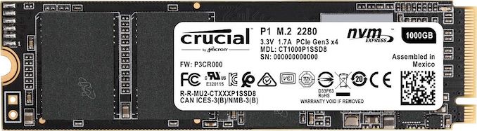 „Crucial“ praneša apie P1 SSD seriją (QLC, NVMe) „Crucial“ praneša apie P1 SSD seriją (QLC, NVMe)