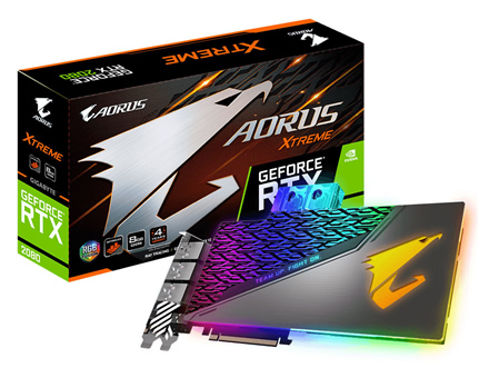 „Gigabyte“ išleidžia „Aorus Xtreme RTX 2080 Ti“ ir „RTX 2080 WaterForce WB“