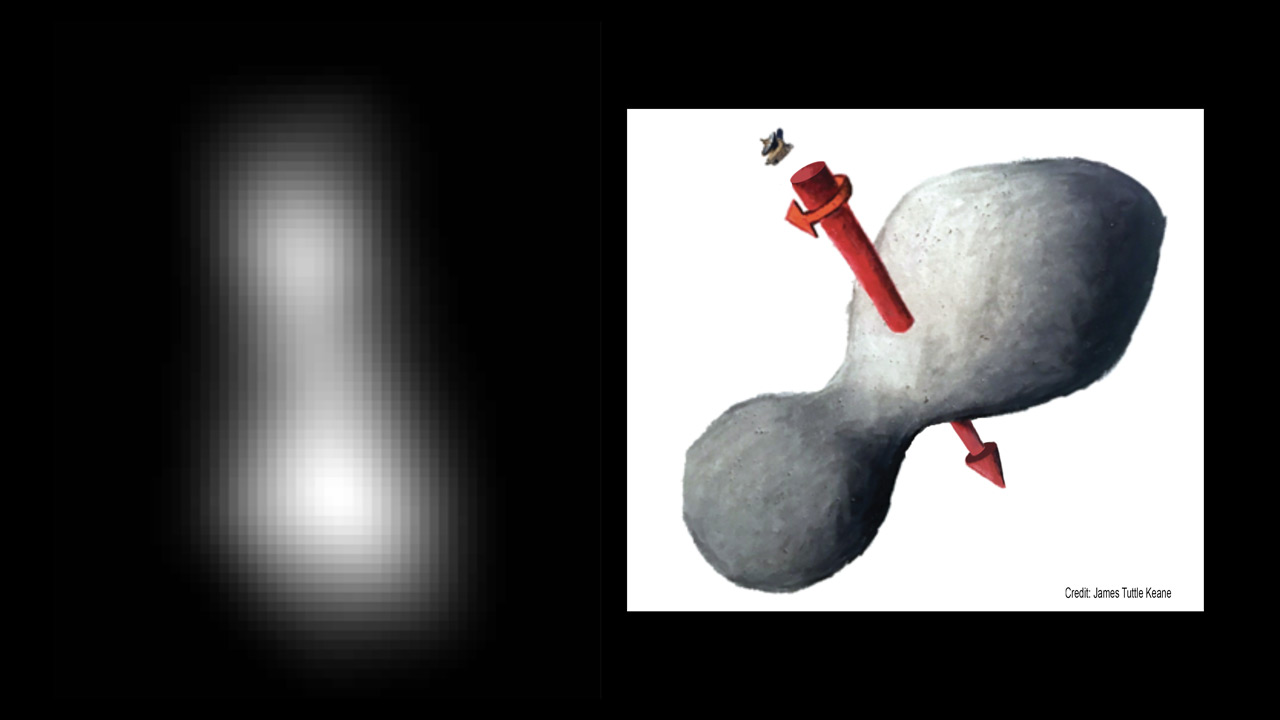 Atskleista asteroido „Ultima Thule“ „sniego senio“ formos paslaptis