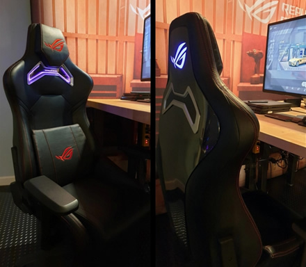 „ROG Chariot“ kėdė žaidėjams irgi pasipuoš RGB apšvietimu „ROG Chariot“ kėdė žaidėjams irgi pasipuoš RGB apšvietimu