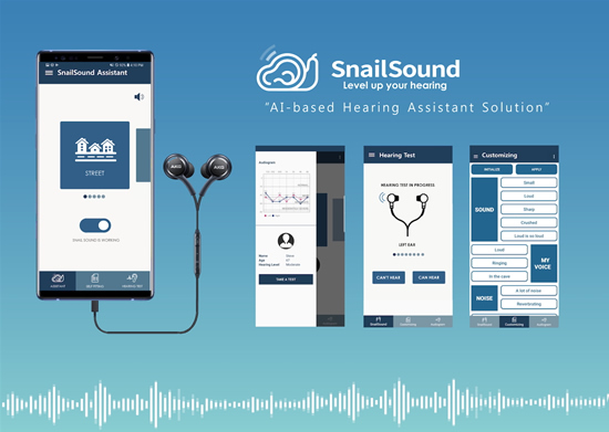 „SnailSound“ – klausos gerinimui / „Samsung“ nuotr.
