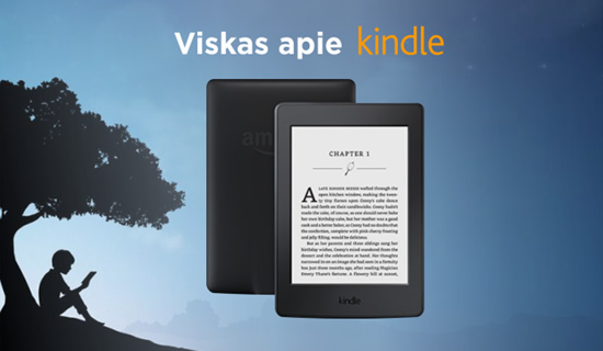 „Kindle“: viskas, ką reikia žinoti apie populiarią knygų skaityklę