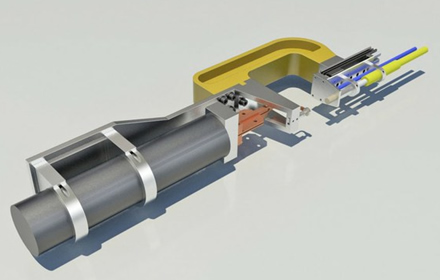 HPCI pistoletas / © Fraunhofer’io institutas HPCI pistoletas / © Fraunhofer’io institutas