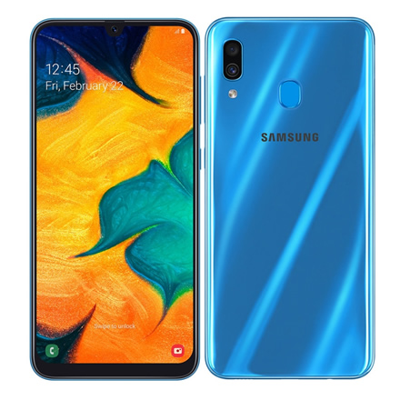 „Samsung Galaxy A30“ ir A50 – vidutiniokai su „Infinity-U“ ekranu ir plastiko korpusu