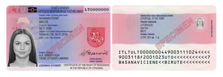 Užsieniečiams, įgijusiems teisę gyventi Lietuvoje – naujo formato skaitmeniniai pažymėjimai Užsieniečiams, įgijusiems teisę gyventi Lietuvoje – naujo formato skaitmeniniai pažymėjimai