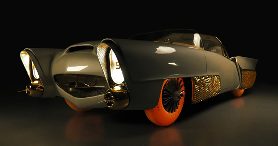 „Goodyear“ padangos pritaikytos koncepciniam autonominiam automobiliui „Golden Sahara II“