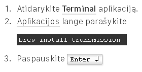 Kaip diegti programinės įrangos paketus