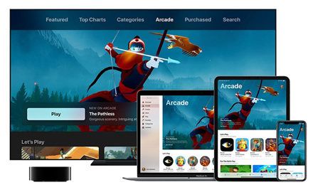 „Apple“ praneša apie žaidimų transliavimo paslaugą – „Apple Arcade“ „Apple“ praneša apie žaidimų transliavimo paslaugą – „Apple Arcade“