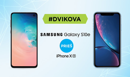 Pigių flagmanų dvikova: „Samsung Galaxy S10e“ prieš „iPhone XR“: kuris geresnis?