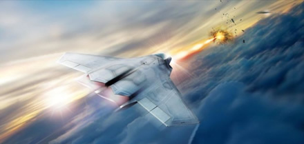 „Lockheed Martin“ iliustr. / Lazeriais šaudantis lėktuvas „Lockheed Martin“ iliustr. / Lazeriais šaudantis lėktuvas
