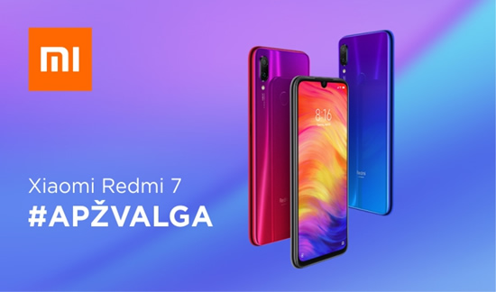 „Xiaomi Redmi 7“ apžvalga