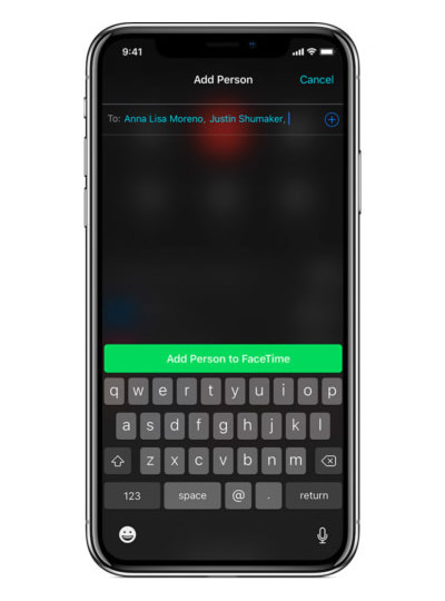 Kaip naudotis grupinių „FaceTime“ skambučių paslauga „iOS 12“