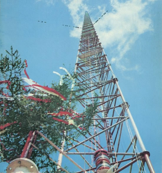 Aukščiausias pasaulio statinys – Varšuvos radijo antena © commons.wikimedia.org